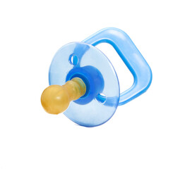 Baby soother pacifier isolated on transparent layered background. - 751787287