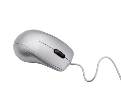 Computer mouse tool isolated on transparent layered background.