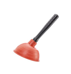 Plumbing rubber plunger isolated on transparent background. - 751787401