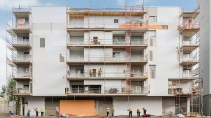 modern development apartment building
