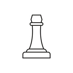 Obraz na płótnie Canvas Chess icon design, isolated on white background, vector illustration