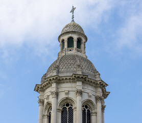 Obraz premium Trinity College, Campanile, Library Square, Ireland's oldest university. Dublin, Ireland.
