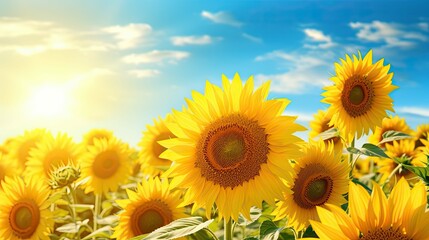 Fototapeta premium golden sunlight nature background