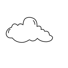 Hand drawn cloud 