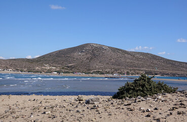 Blick von Prasonisi nach Rhodos