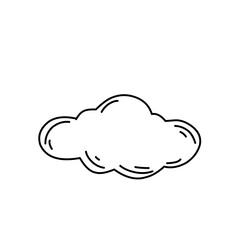 Hand drawn cloud 