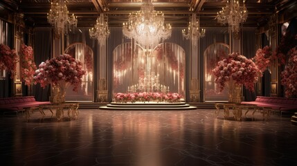 prestige stage luxury background