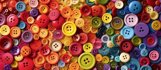 Vibrant and Eye-catching Colorful Buttons Patterns for Stunning Digital Backgrounds