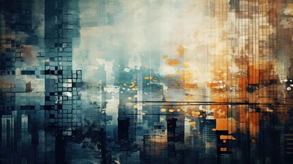 modern abstract city background