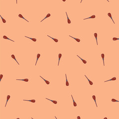 Isolated vector illustration of a hand-drawn Awl Tool Patterns - obrazy, fototapety, plakaty