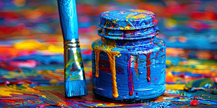 An art workshop, where artists can freely express their creativity and inspiration, working wit