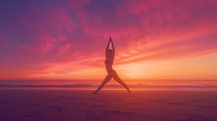 meditation silhouette yoga - obrazy, fototapety, plakaty