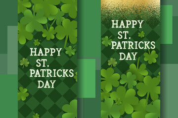 happy Saint Patrick's Day card  poster, party invitation template, background, wallpaper, banner, template, web