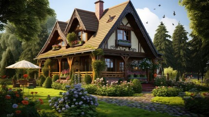 traditional architecture house building