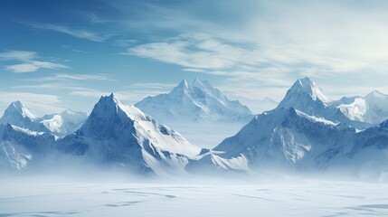 Fototapeta premium frost design snow background