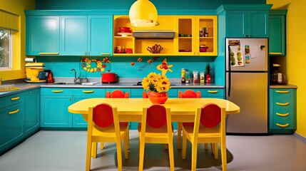 style design kitchen background