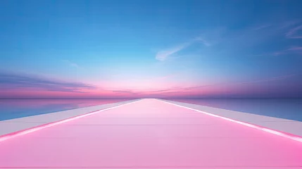 Foto op Canvas colorful perspective neon background © vectorwin