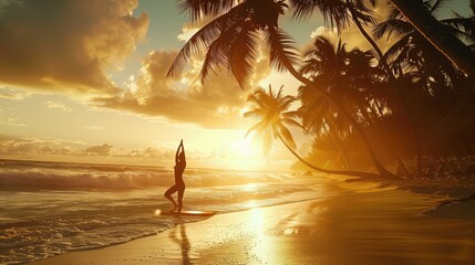 mindfulness sunset yoga