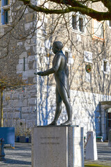 Statue de Pictet de Rochemont in Genf (Schweiz)