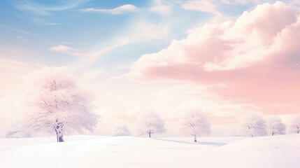 Fototapeta na wymiar cold sky snow background