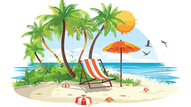 Summer vacations design vector illustration eps10 gr