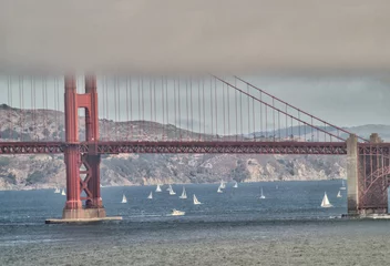 Foto auf Acrylglas Antireflex Baker Strand, San Francisco View of the Golden Gate Bridge, San Francisco, USA from Baker Beach,
