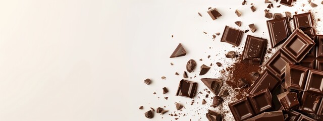 a table topped with chocolates
