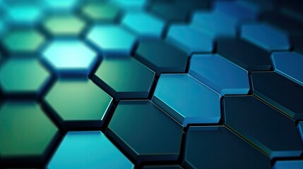 abstract presentation hexagon background