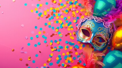 Colorful carnival festive background