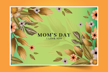 floral mother s day design vector illustration
