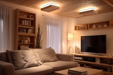 Smart Living Elegance: Voice-activated Lighting Systems in Homes with Solid Wood Furniture