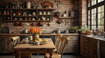 Fototapeta premium faucet furniture kitchen background