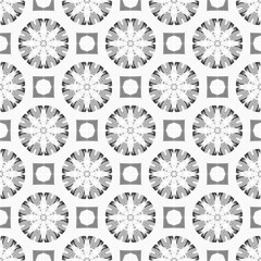 Abstract seamless black and white halftone fashion pillow pattern, grunge  fabric texture