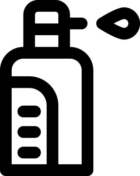 recommend clip art: hair spray icon. vector line icon for your website, mobile, presentation, and logo design.
