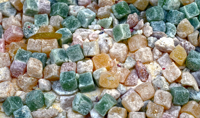 Lokum (Turkish Delight) am Markstand
