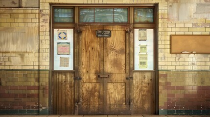 handle school door