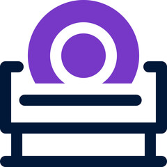 charity icon. vector dual tone icon for your website, mobile, presentation, and logo design.