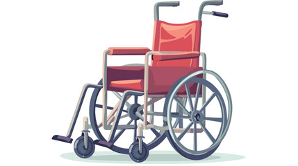 Fototapeta na wymiar Wheelchair design medical element icon isolated on w