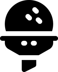 golf ball icon. vector glyph icon for your website, mobile, presentation, and logo design.
