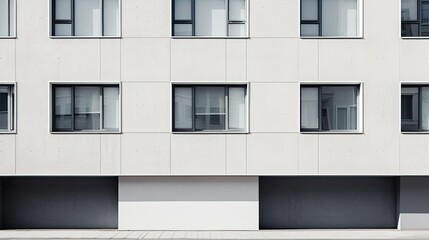 Fototapeta premium modern facade apartment building