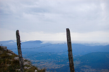 view from the top of the mountain