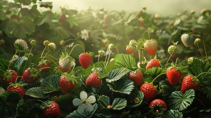 garden strawberry plants
