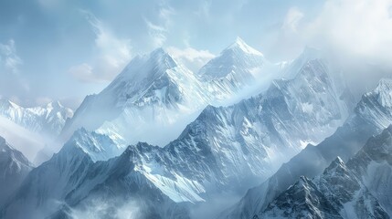 Obraz premium exposure mountain risk