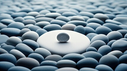 Fototapeta premium peaceful circle zen background