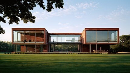 Fototapeta premium construction brick house building