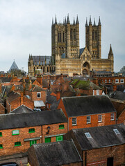 Tourists walking along the busy streets of the city of Lincoln. City Life Editorial The Hustle And...