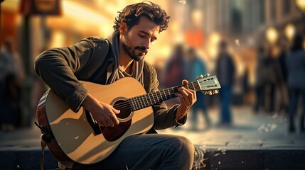 Obraz premium serene light music background