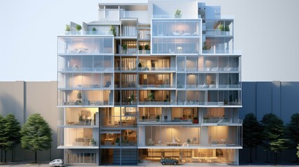 design architecture apartment building