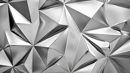 metallic design silver background