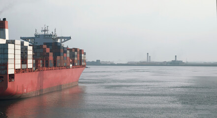Cargo Container Freight Ship In The Port © I am from Mykolayiv